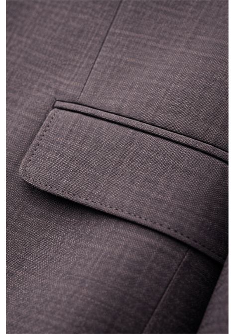 Abito sartoriale grigio/nero Tagliatore in lana vergine Super 110s  Made in Italy TAGLIATORE | Abiti | 2SMC22B01 070001S5716